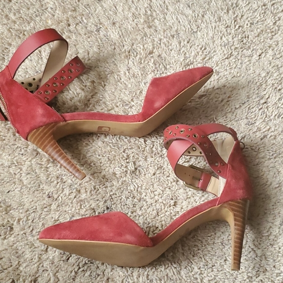 Joe's Ankle Studded Wrap Heels - Picture 4 of 5